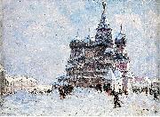 Nikolay Nikanorovich Dubovskoy Red Square Spain oil painting artist